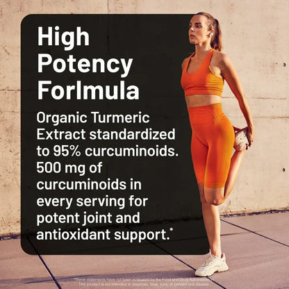 Cúrcuma Curcumina Orgánica (+Gengibre y Bioperina) - NatureWise