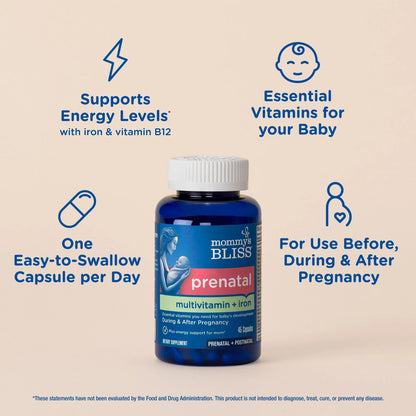 Multivitaminico+Hierro PreNatal - Mommy's Bliss