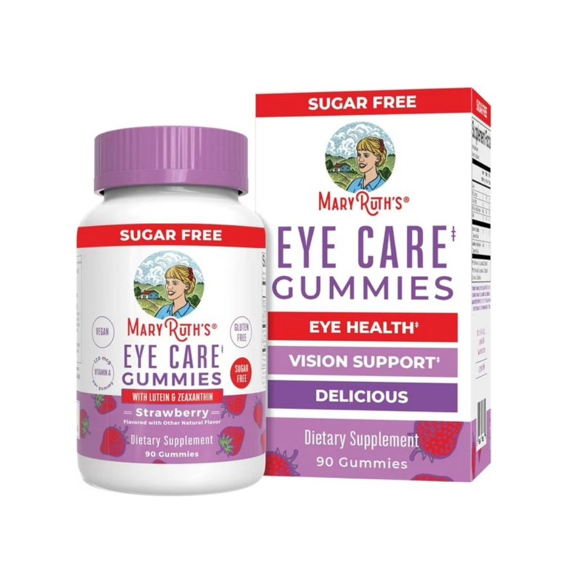 Eye Care Gummies (Sugar Free-Con Luteína y Zeaxantina) - Mary Ruth's