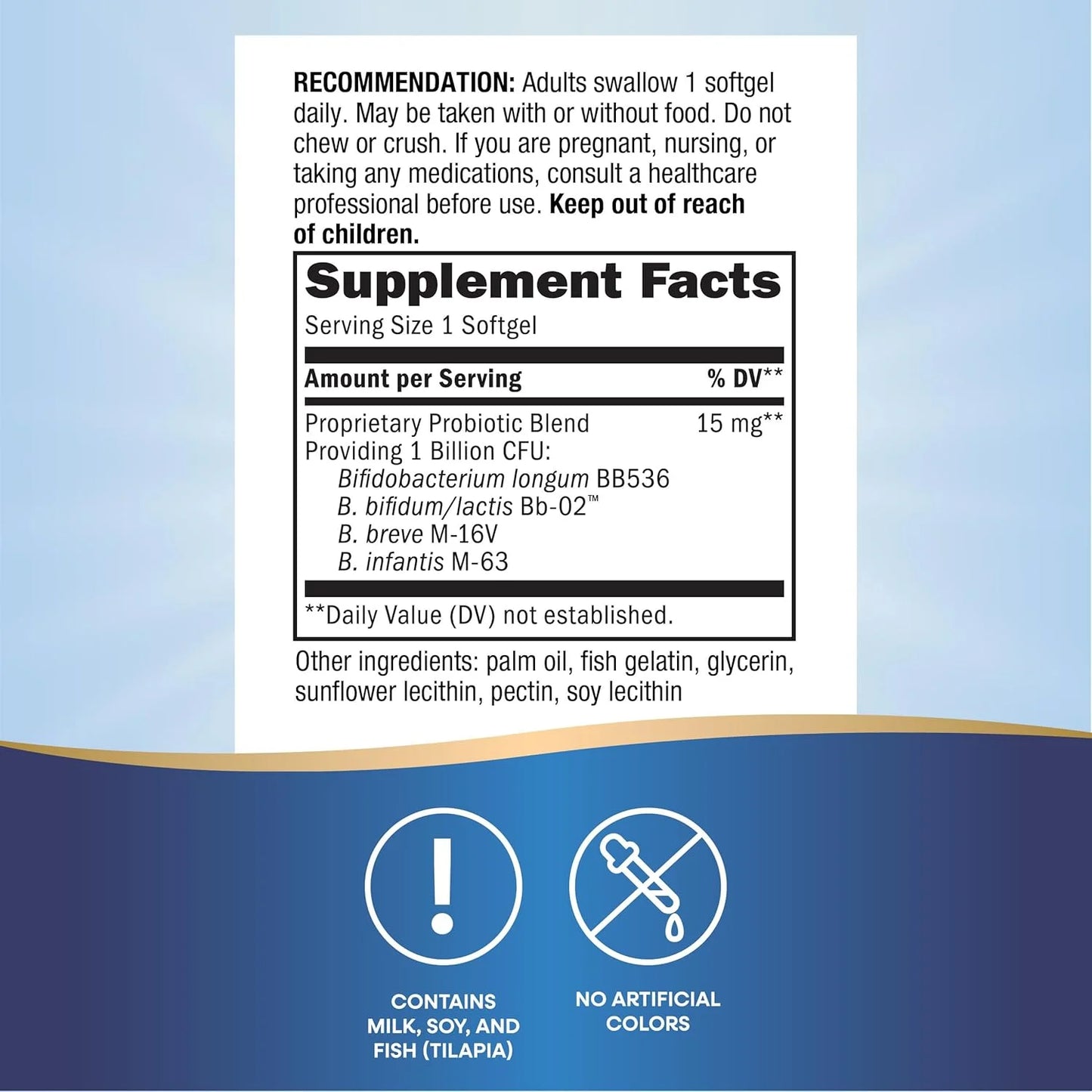 Pearls Adult 50+ Probiotic - Nature's Way
