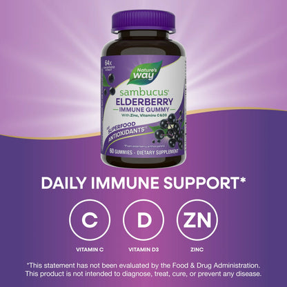 Sambucus Elderberry Immunity Gummies - Nature's Way