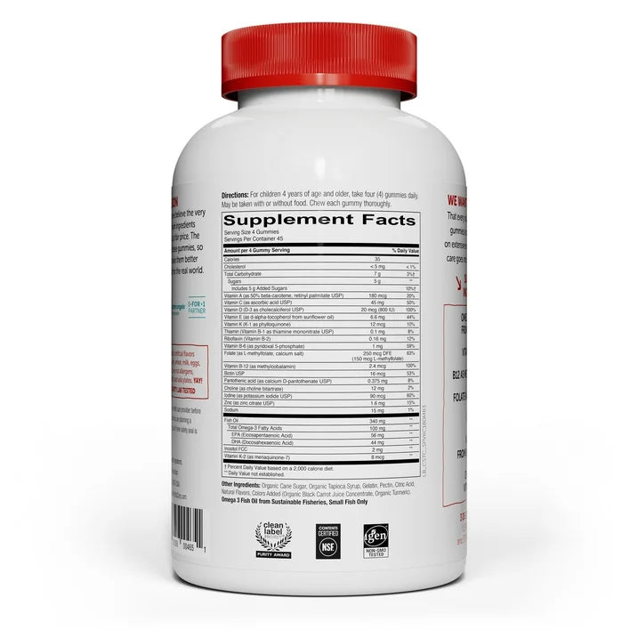 Multivitamin, Omega 3 y vitamina D3 - Smarty Pants