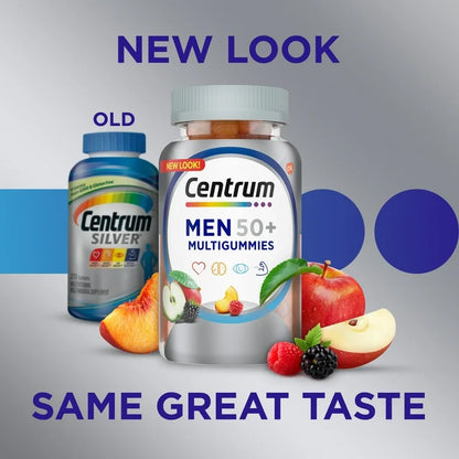 Silver Men 50+ Multi Gummies - Centrum