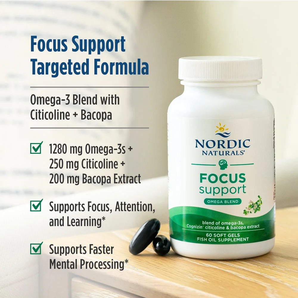 Focus Support (Omega Blend) - Nordic Naturals