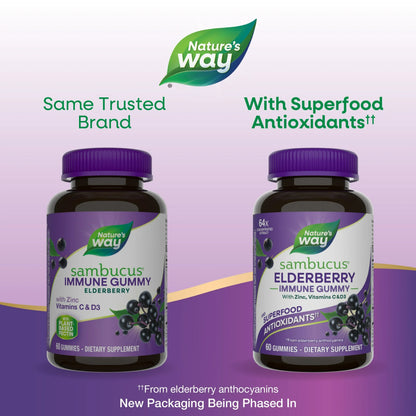 Sambucus Elderberry Immunity Gummies - Nature's Way