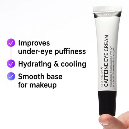 Caffeine De-puffing + Dark Circle Eye Cream - The Inkey List