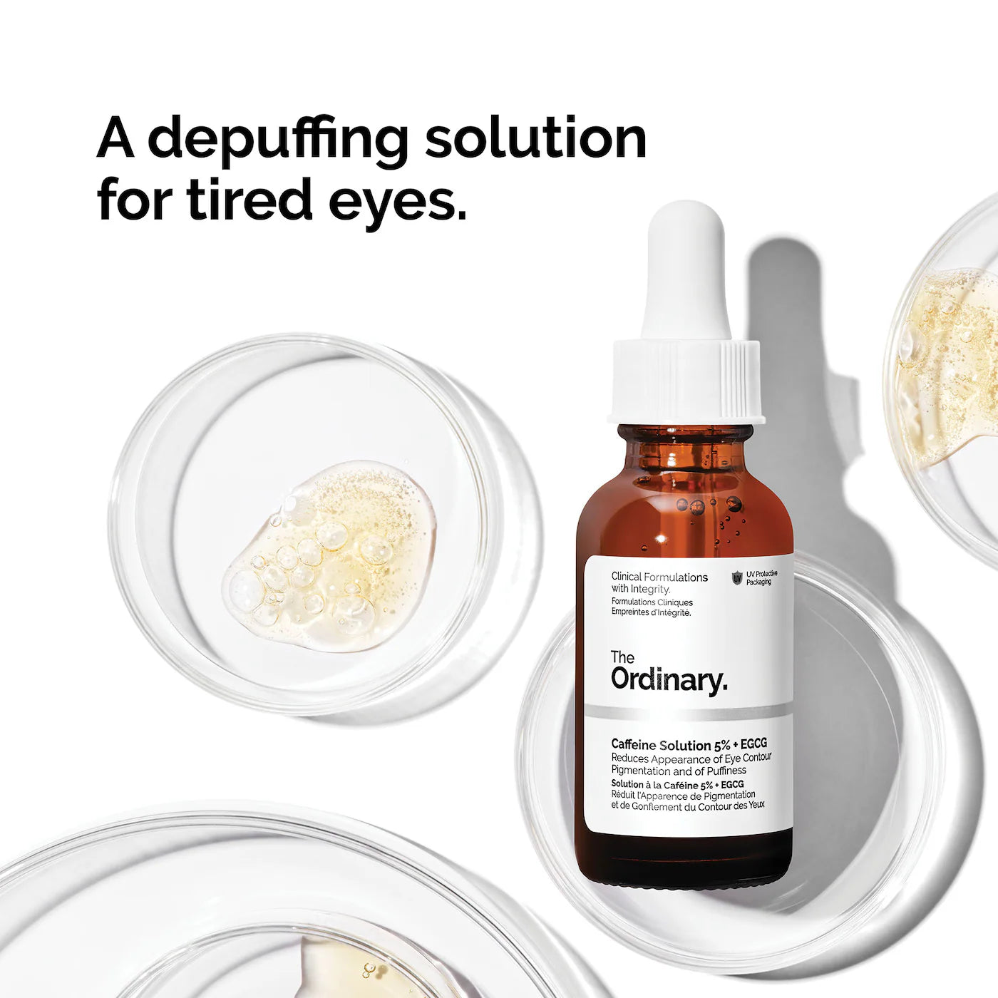 Caffeine 5% + EGCG Depuffing Eye Serum - The Ordinary