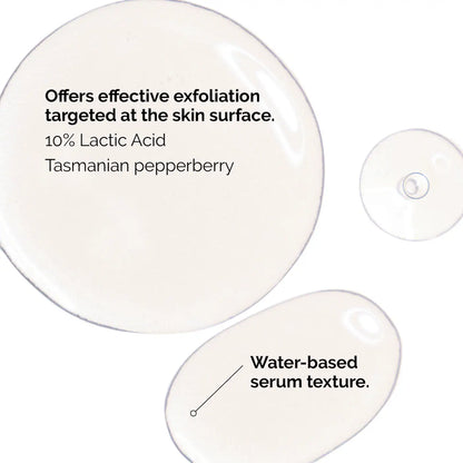 Lactic Acid 10% + HA 2% Exfoliating Serum - The Ordinary