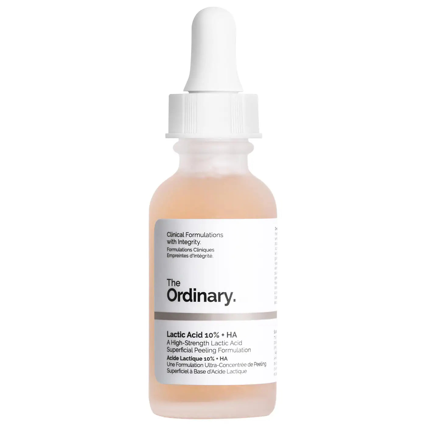 Lactic Acid 10% + HA 2% Exfoliating Serum - The Ordinary