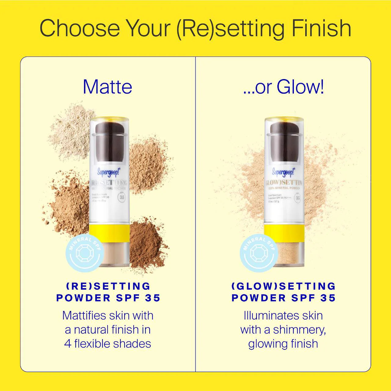 100% Mineral (Re)setting Powder SPF 35