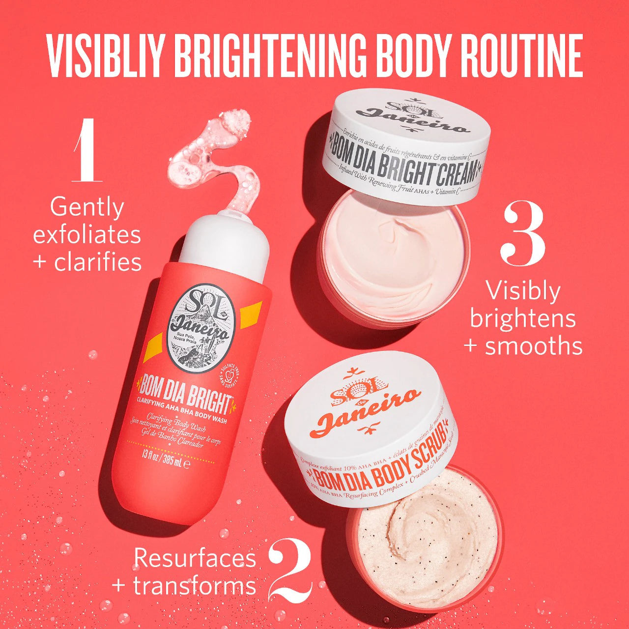 Bom Dia Bright Body Cream with Vitamin C - Sol de Janeiro