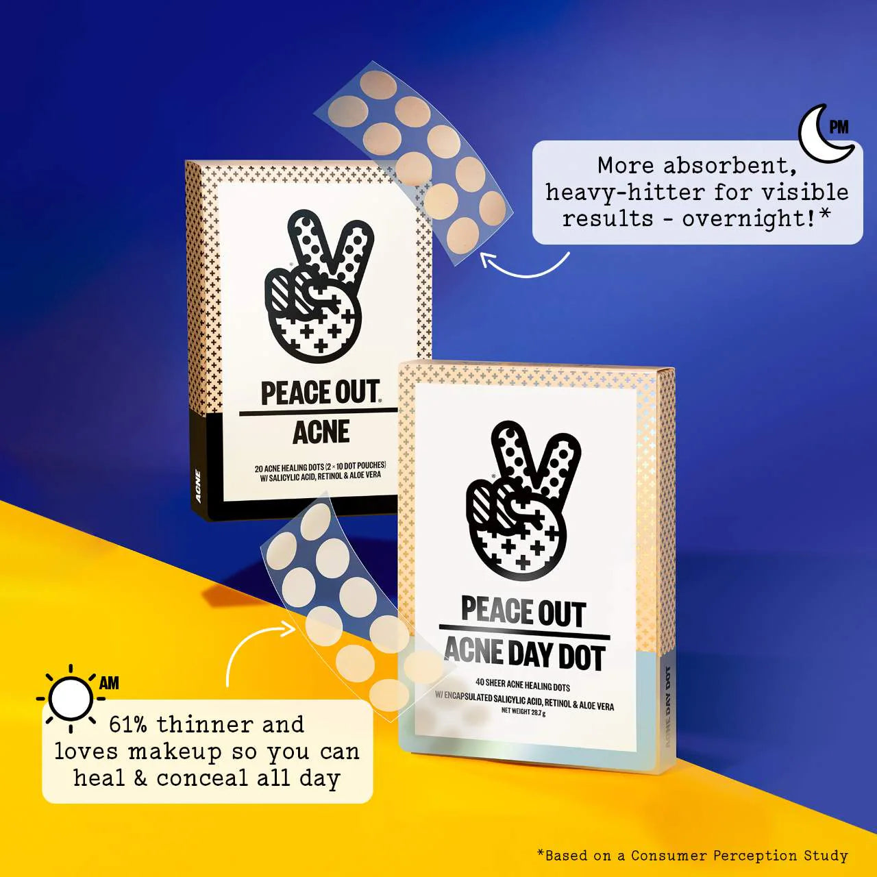 Salicylic Acid Acne Healing Dots - Peace Out