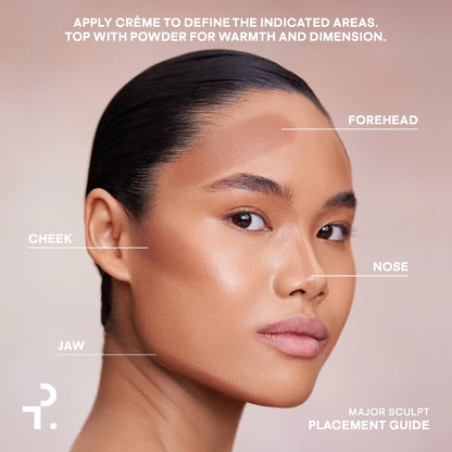 Major Sculpt Crème Contour & Powder Bronzer Duo - Patrick Ta