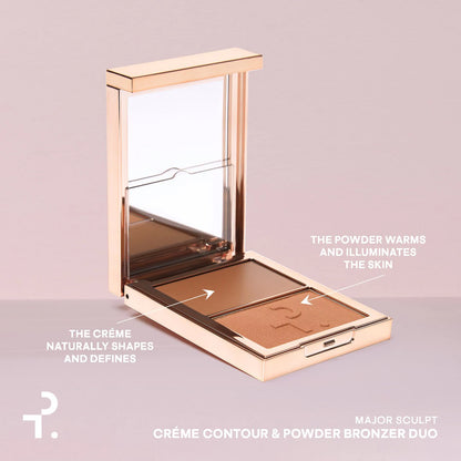Major Sculpt Crème Contour & Powder Bronzer Duo - Patrick Ta