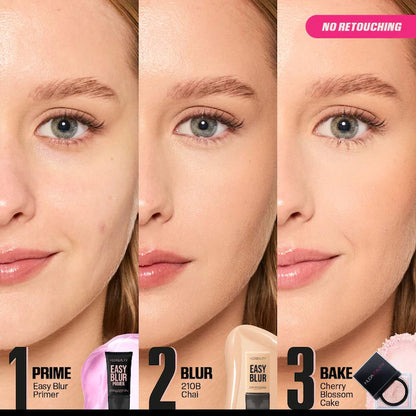 Easy Blur Natural Airbrush Foundation with Niacinamide - Huda Beauty