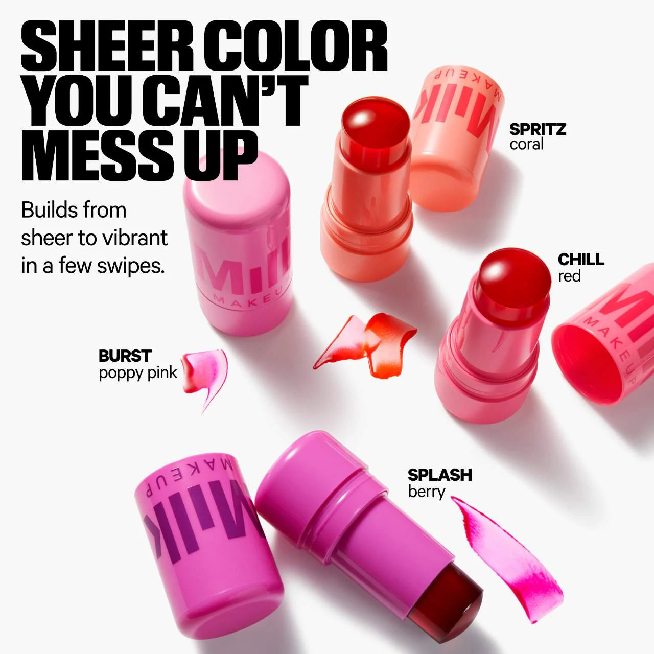 Cooling Water Jelly Tint Lip + Cheek Blush Stain - Milk MakeUp