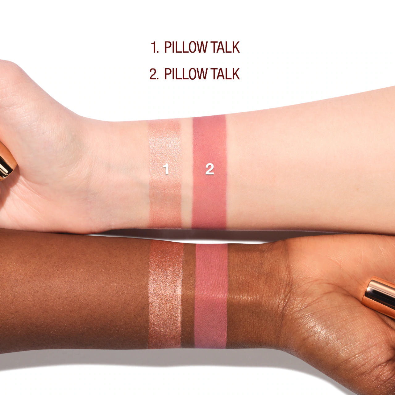 Mini Pillow Talk Blush and Glow Beauty Highlighter Wand Set - Charlotte Tilbury