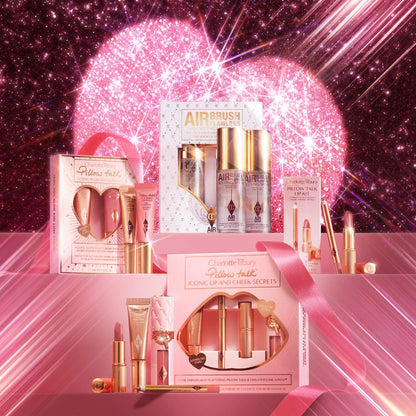 Mini Pillow Talk Blush and Glow Beauty Highlighter Wand Set - Charlotte Tilbury
