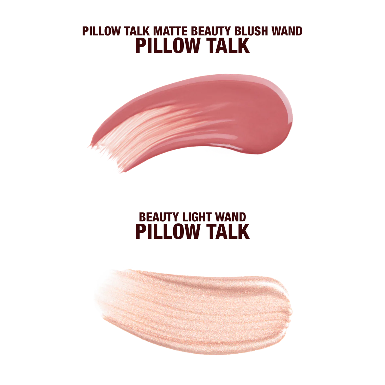 Mini Pillow Talk Blush and Glow Beauty Highlighter Wand Set - Charlotte Tilbury