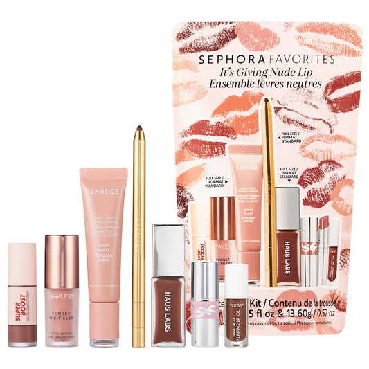 It's Giving Nude Lip Makeup Value Set - Sephora Favorites