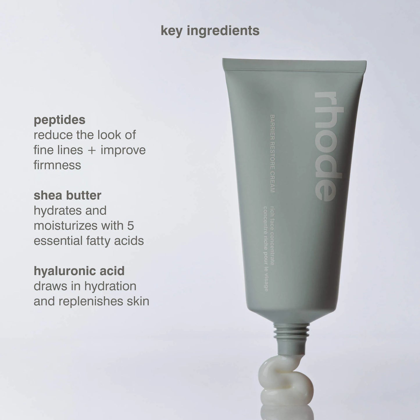 Barrier Restore Cream Comforting Daily Moisturizer - Rhode