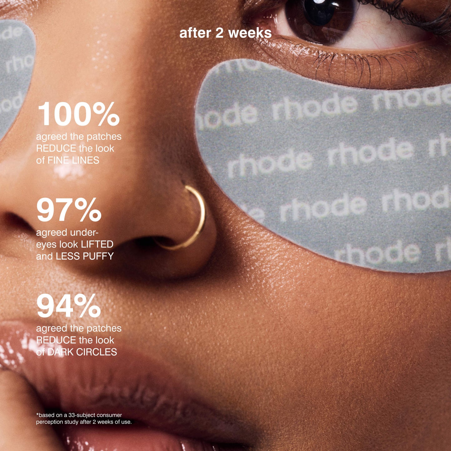 Peptide Eye Prep Depuffing Eye Patches - Rhode