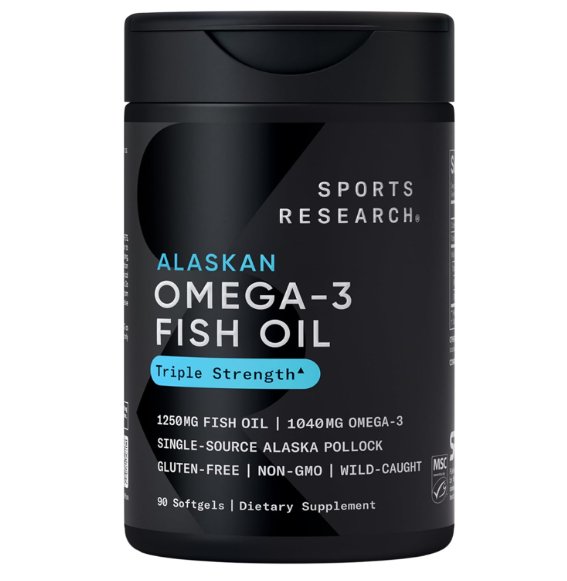 Omega 3 Fish Oil Triple Strength - Sports Research
